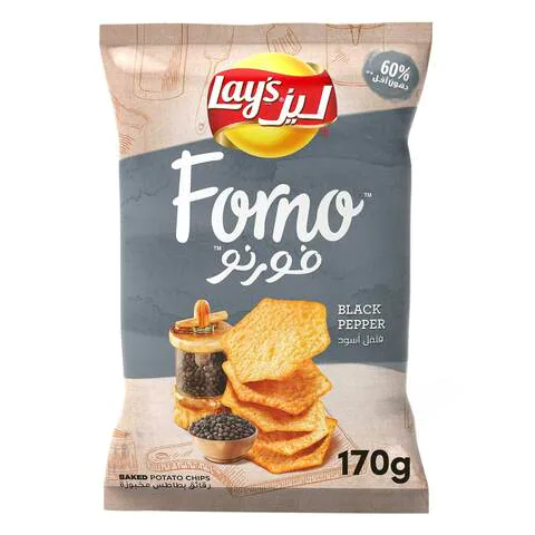 Lays Forno Black Pepper 170g