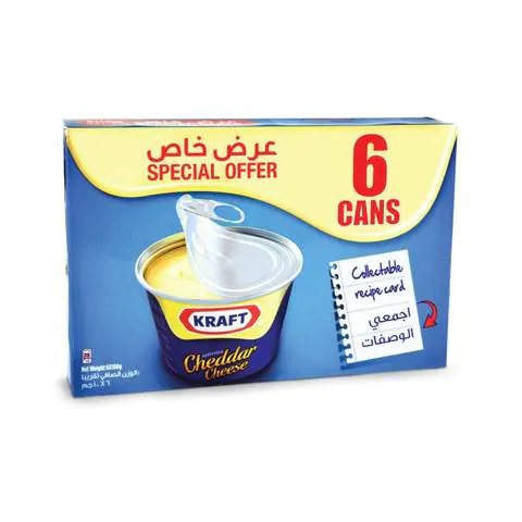 Kraft Cheddar Cheese 100g 6 Pieces