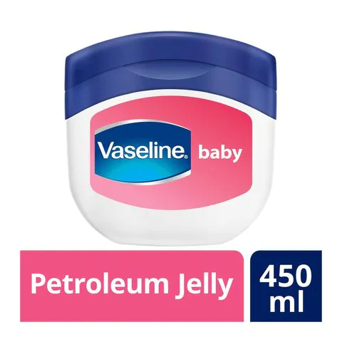 Vaseline 100% Pure Petroleum Jelly Soothing And Protective Healing Baby Skin Care Hypoallergenic 450ml