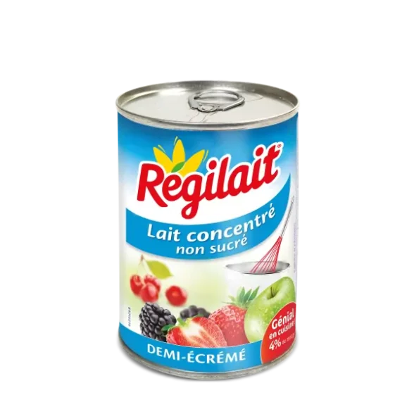 Semi-skimmed unsweetened condensed milk